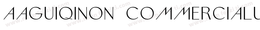 AaGuiqiNon CommercialUse◆字体转换